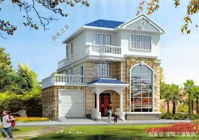 2020年新款三层别墅图带车库,家人喜欢第二款,邻居却看中第一款