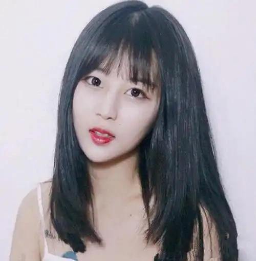 齐肩直发适合加空气刘海吗,齐肩发配什么刘海好看_飘逸直发_女生发型