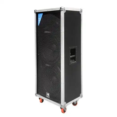 凯力1000/1500w婚庆红白喜事舞台音响广场舞蓝牙铝合金边轮子音箱