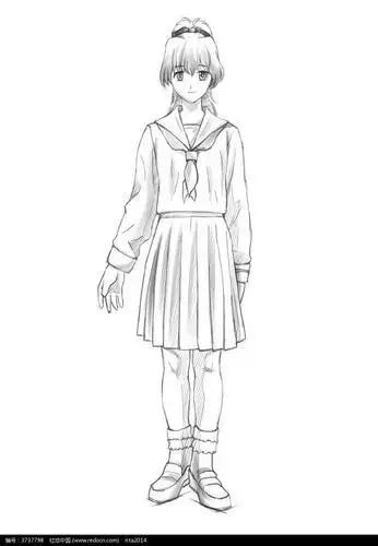 女子侧面站立简笔画人物侧面简笔画全身走路图片卡通简笔画走路简笔画