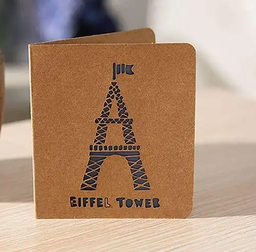 怎样用棕色纸做生日贺卡怎样用纸做贺卡