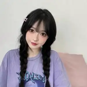 辫子假发女长发双麻花辫甜美可爱学生日常lolita自然通用整顶发套