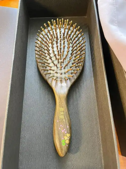 谭木匠绿檀木气垫梳