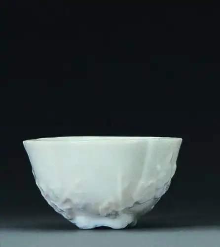 【清 德化窑白瓷梅花式杯 (一对)】拍卖品_图片_价格_鉴赏_清代单色釉