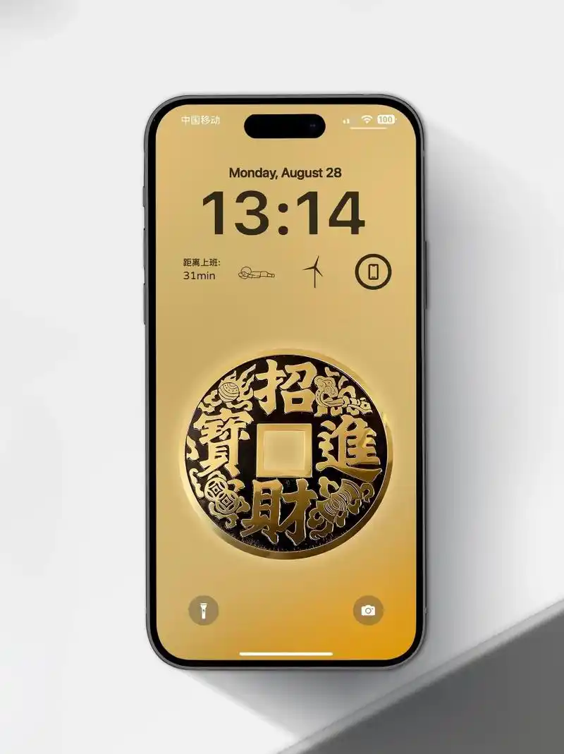 招财进宝金色版 4k高清无损原图手机壁纸 招财进宝金色版 4k高清无损