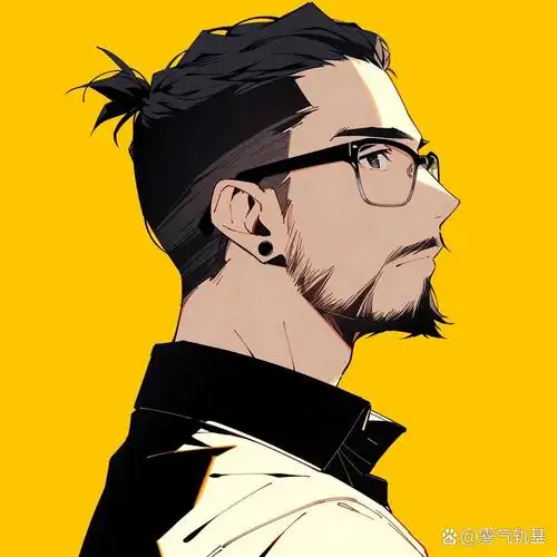 头像,络腮胡眼镜大叔