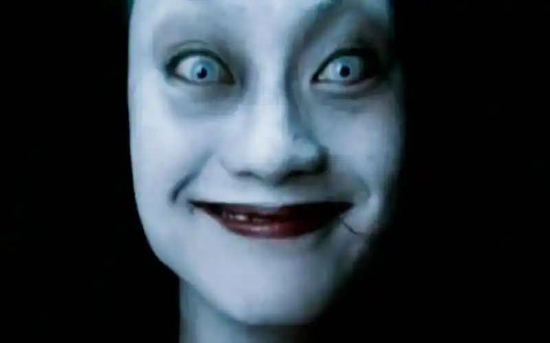 日本十大恐怖女鬼之一比贞子还恐怖的日本女鬼红姨鬼女魔咒之卡啦卡啦