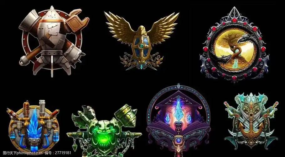 关键词:英雄联盟区域标志 英雄联盟 区域 标志 图标 各区 设计 psd