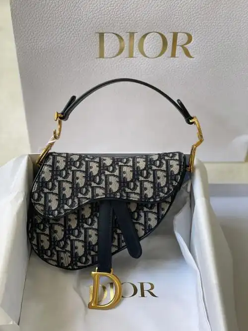 阿姆入手dior迪奥迷你老花马鞍包