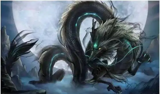 祖龙是开天辟地之时,天地之间孕育的第一条神龙.