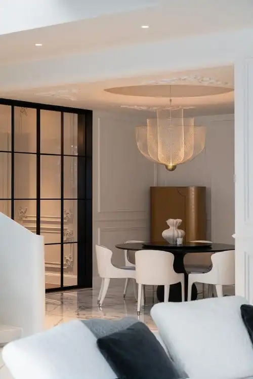 dinz室内#芭莎设计丨用法式点缀着中式的元素,用开放式设计的史法