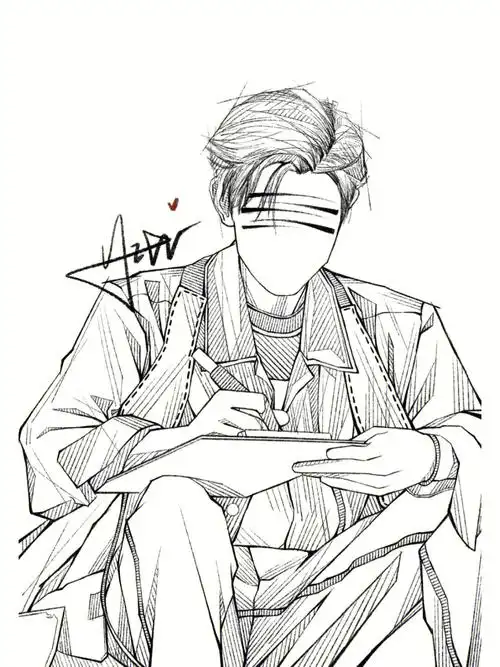 无偿会延后一些时间)#王源#约稿#画画#线稿