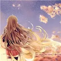 看着远方回忆太多动漫女生背影唯美头像长发的短发的