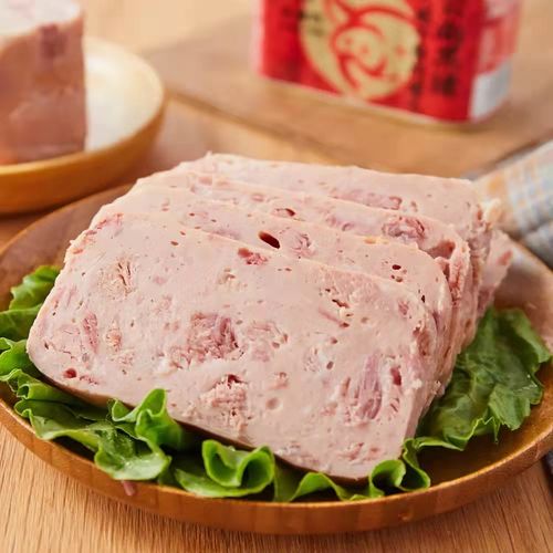 盒马代购云南黑猪猪肉火腿午餐罐头即食火锅肉制品