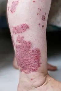 特写过敏性皮疹, 湿疹皮肤的病人, 特应性皮炎症状皮肤细节质地, 真菌