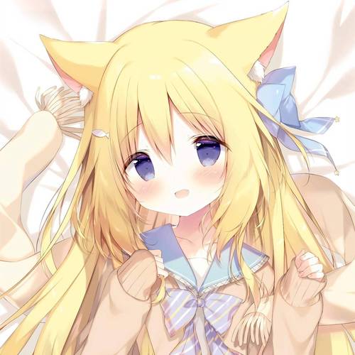 二次元ころね团团喵等身抱枕套猫娘可爱萝莉全身人形宅男动漫长枕