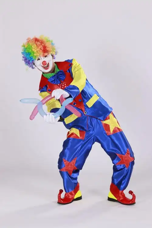 小丑化装舞会表演服饰演出装扮扮男女款成人服饰