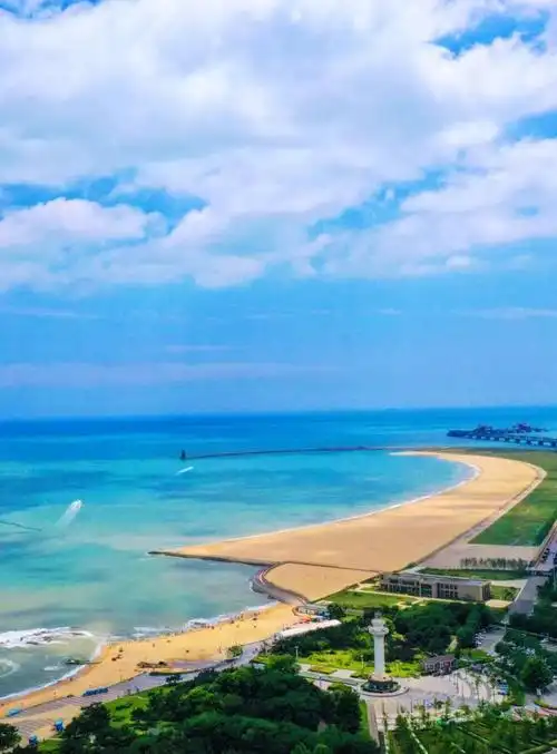 经山历海看日照我在日照金沙滩等你