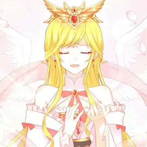 女生天使光环动漫头像