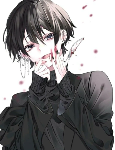 二次元暗黑系男图