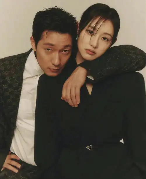 金智媛x孙锡久xmarieclairekorea画报