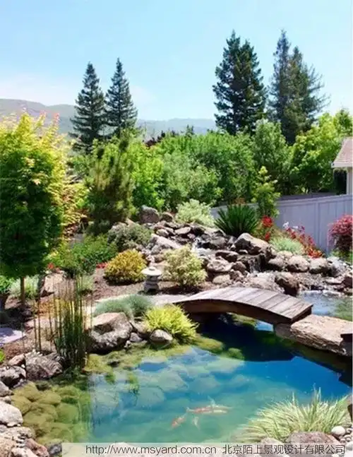 陌上景观假山流水