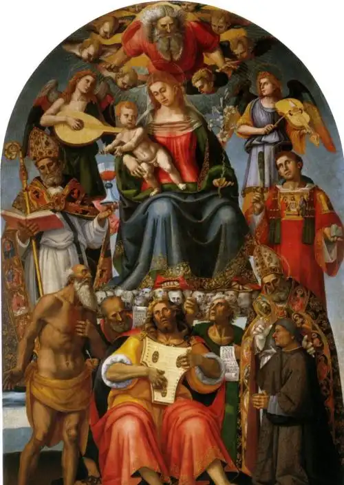 美术欣赏:意大利文艺复兴时期画家笔下的宗教圣母绘画作品|画家|文艺