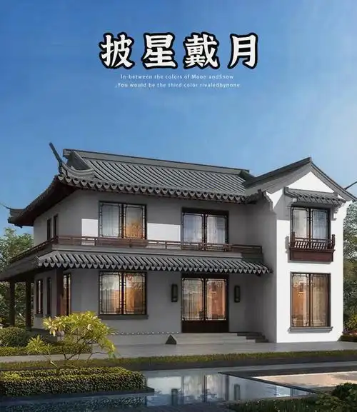 徽派建筑二层沉静优美