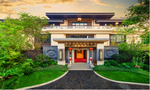 泰禾院系产品力标杆的六席大院别墅,以中式定制表达中国传统院落精髓
