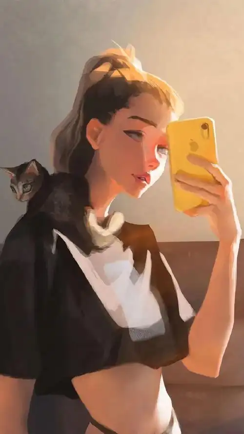 壁纸精选个性欧美风插画壁纸