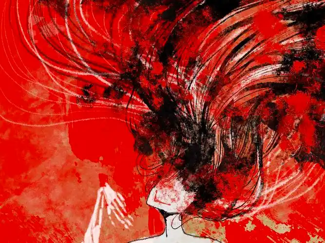 女鬼姐姐|插画|新锐潮流插画|食梦怪龙 - 原创作品 - 站酷 (zcool)