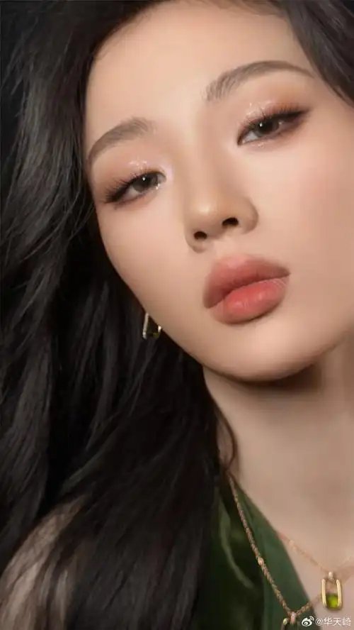 春晚明星妆容大赏##单依纯新年鎏金眼妆##化妆师华天崎##华天崎工作