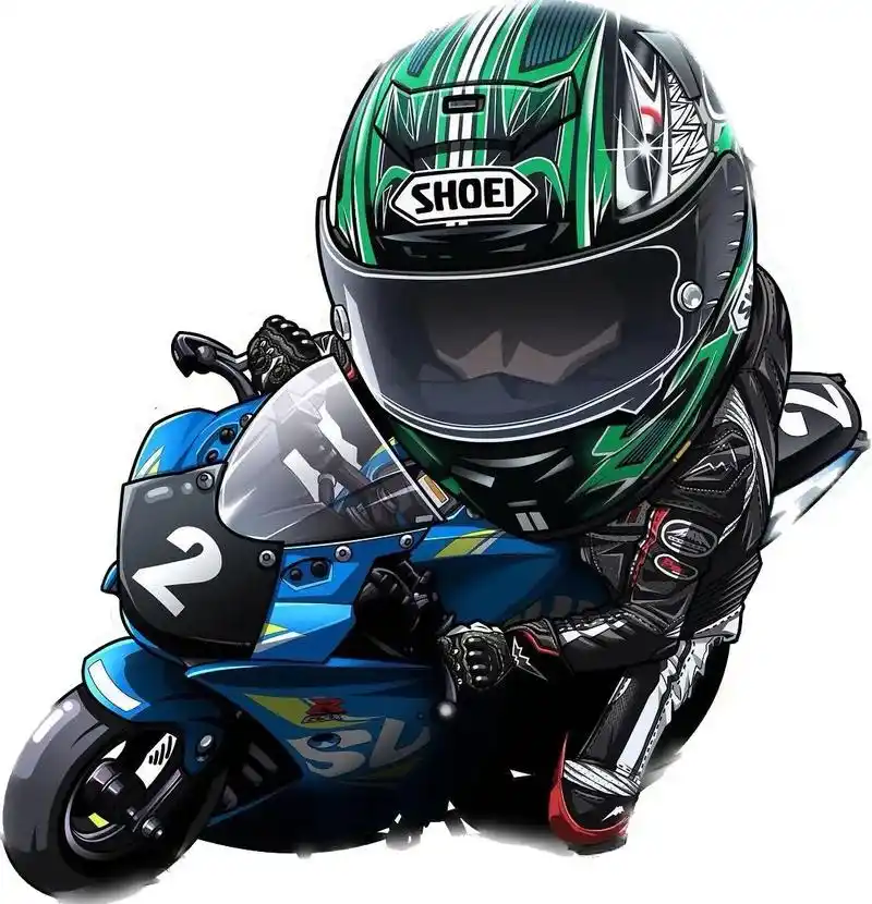 120弹:手绘漫画卡通机车q版头像.无取图套路,那玩意都是骗 - 抖音