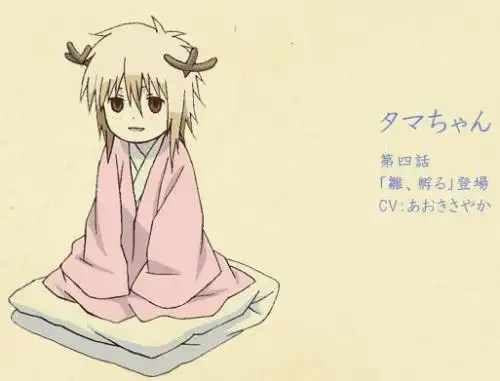 由于幼鸟化成最初见到的生物,相貌和夏目很是相近(会长成从蛋里出来