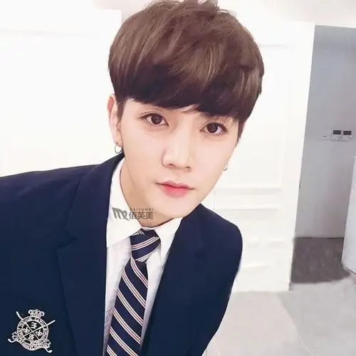 男短发中分刘海韩版帅气学生蓬松修脸自然逼真男土锅盖头发套优惠券