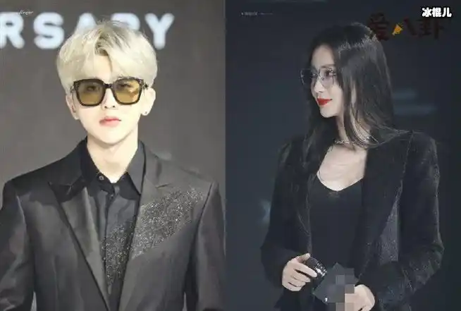 angelababy蔡徐坤同框, 两人太养眼了一个酷一个帅气