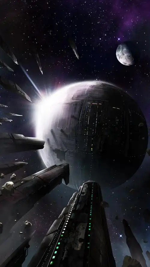 未来世界的高科技背景