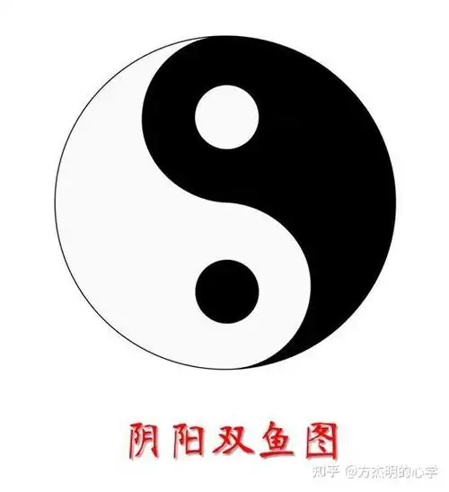 这张图是我们可以经常看到的,称作:阴阳双鱼图.