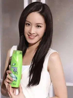 洗发水广告明星发型 长发靓丽有气质