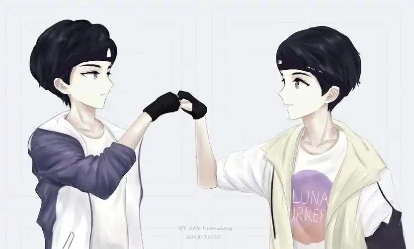 全员加速中哈 _ cartoon tfboys 动漫 #王俊凯 ##王源 #易烊千玺
