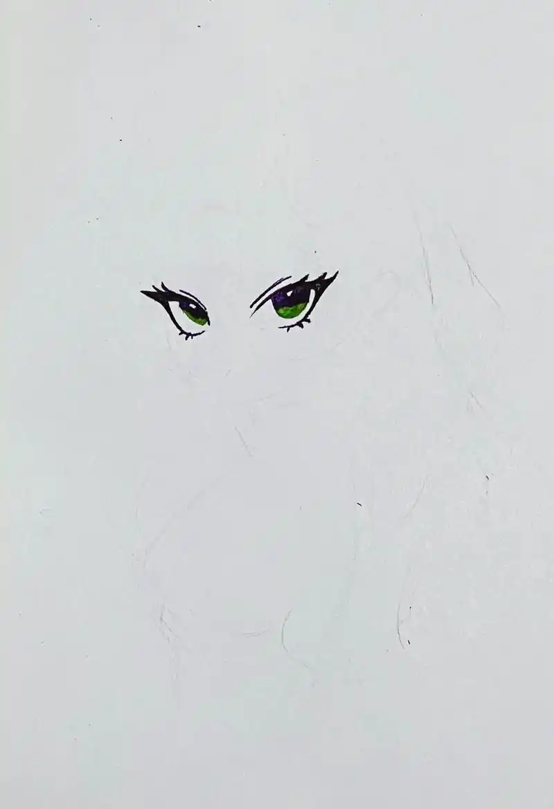 油画棒|恶魔少女(绘画步骤含色号)7315时间会褪色,但美好不会