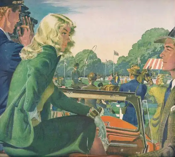 二十世纪美国黄金时代的插画怀旧精彩