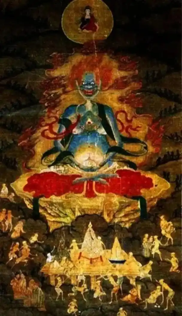 面燃大士 #观音大士 面燃鬼王,是观世音菩萨在阴间普渡 - 抖音