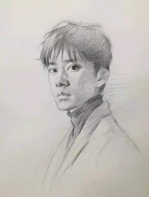 90后两兄弟画的素描颜值真抗打笔下王俊凯王源易烊千玺三个精致boy帅