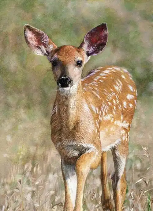 彩铅画最近这组照片火了姑娘你好美啊