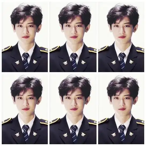 朴灿烈,a爆了灿烈证件照!a爆了