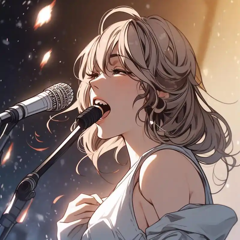 女生唱歌头像大放送 老铁们,这次给大家带来一组超酷的唱歌女生头像!