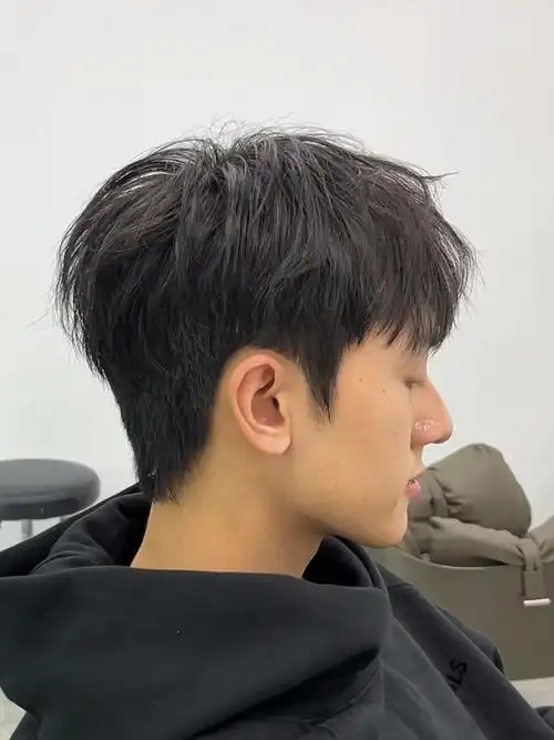 摩根烫 #纹理烫 #锡纸烫男士发色推荐 #奶茶色