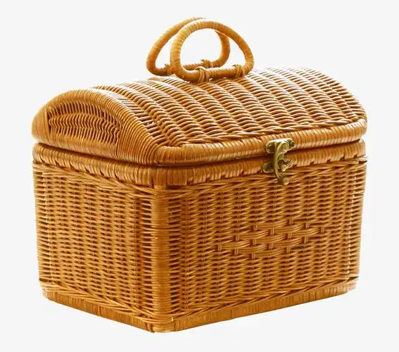 竹编物品篮免抠素材免费下载_觅元素51yuansu.com