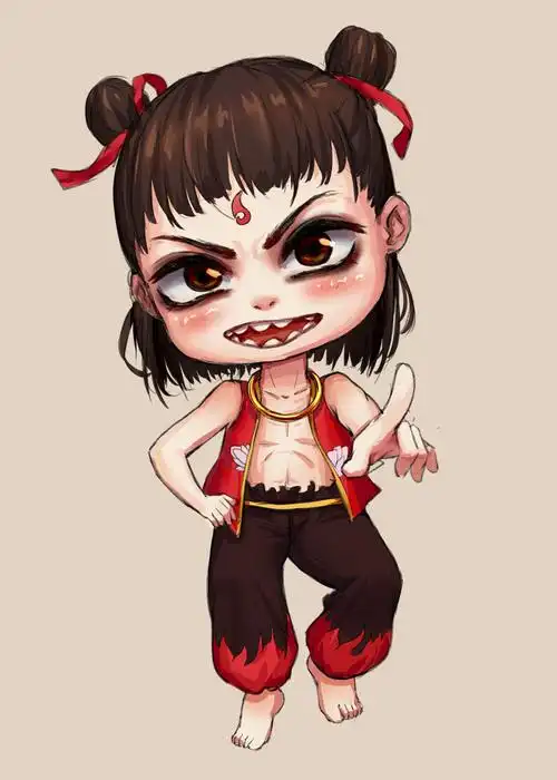 调皮的哪吒图片可爱